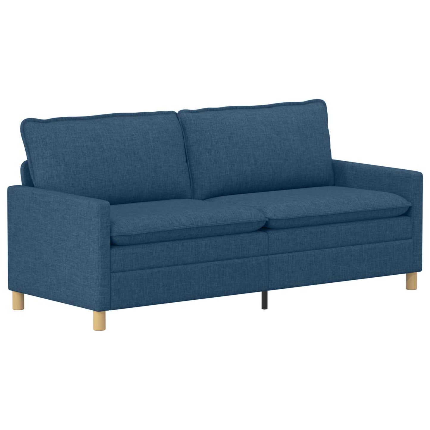 vidaXL Καναπές 3-θέσιο Μπλε 196 x 81 x 87,5 εκ. Ύφασμα