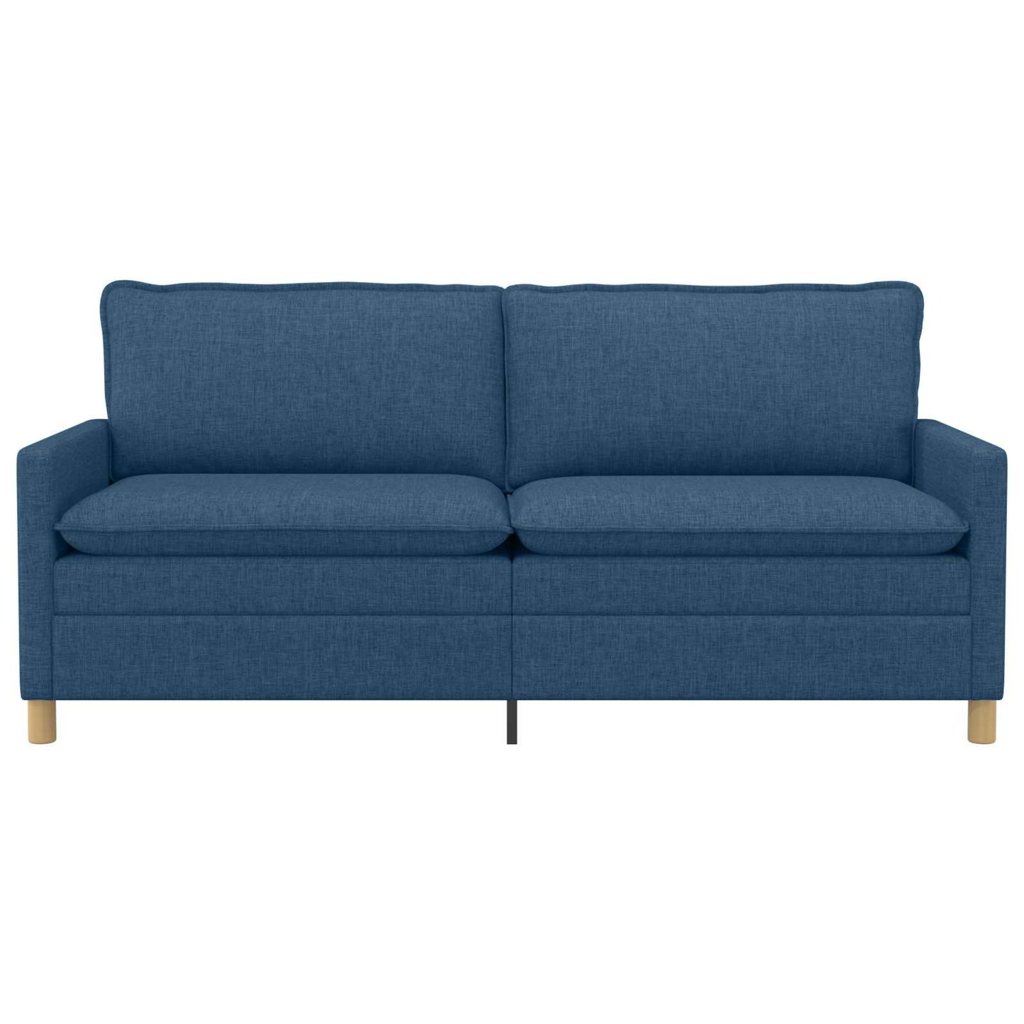 vidaXL Καναπές 3-θέσιο Μπλε 196 x 81 x 87,5 εκ. Ύφασμα