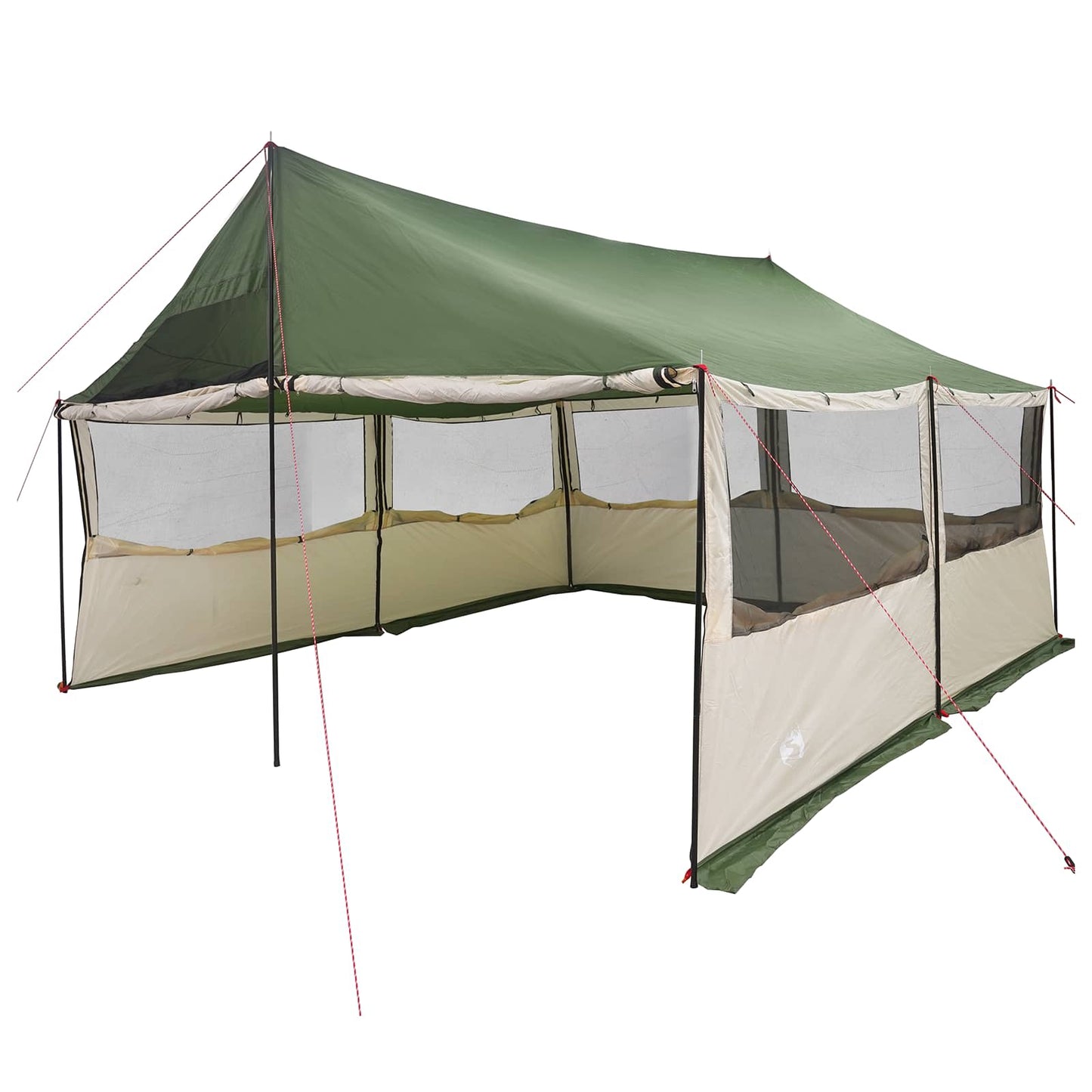vidaXL Οικογενειακή Σκηνή Πράσινο 450 x 400 x 265 εκ