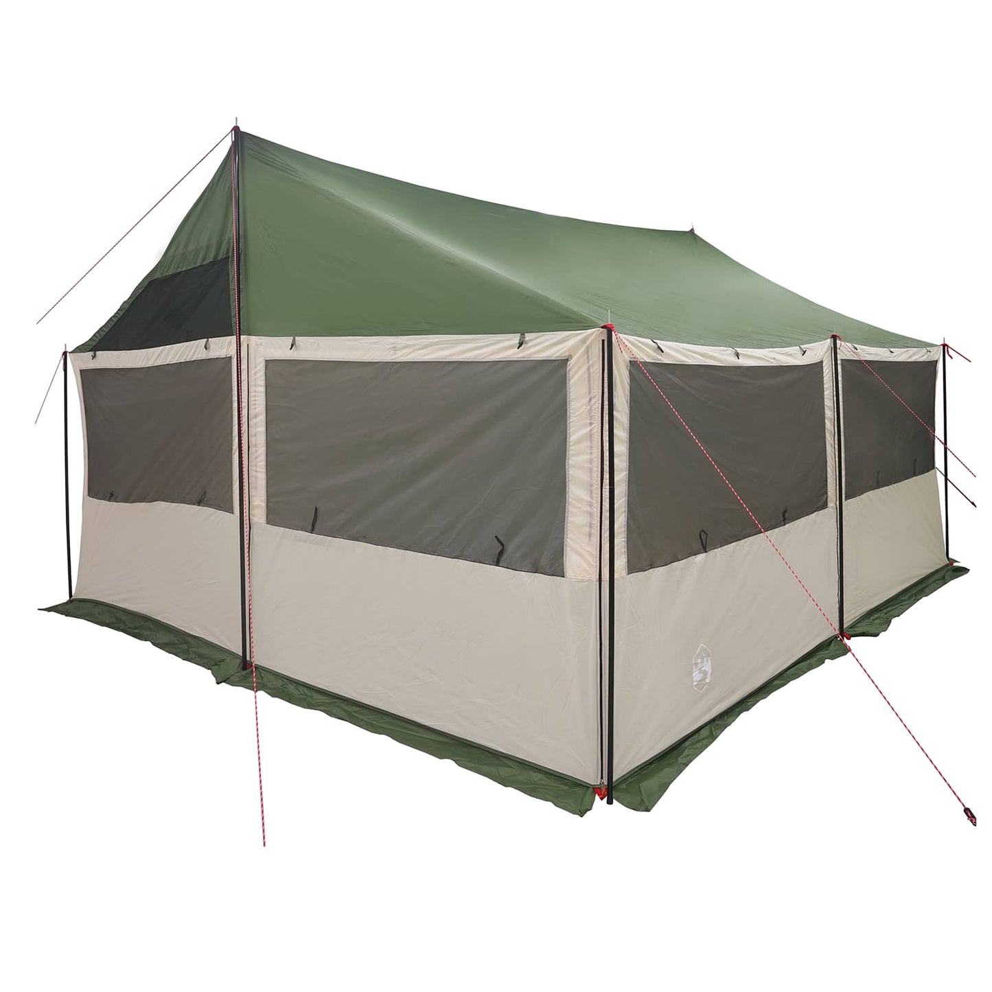 vidaXL Οικογενειακή Σκηνή Πράσινο 450 x 400 x 265 εκ