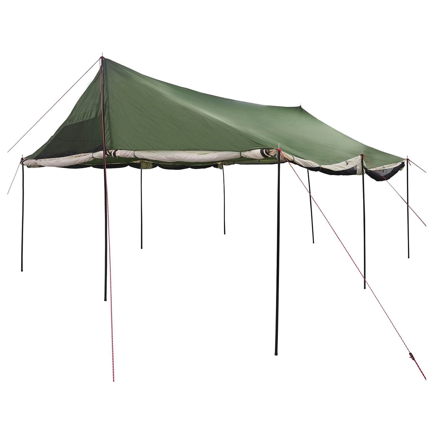 vidaXL Οικογενειακή Σκηνή Πράσινο 450 x 400 x 265 εκ
