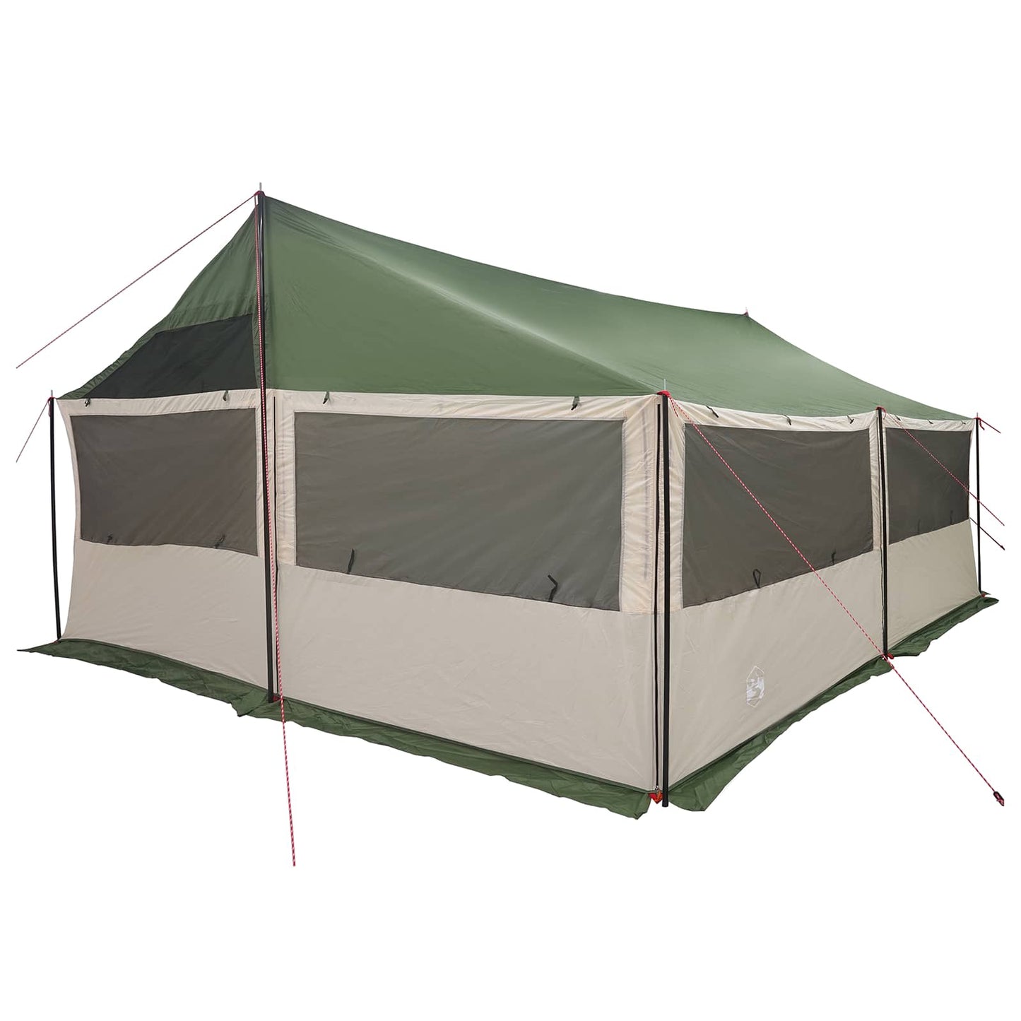 vidaXL Οικογενειακή Σκηνή Πράσινο 600 x 400 x 268 εκ.