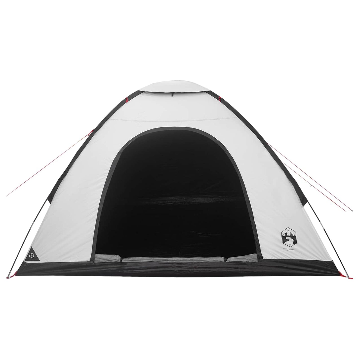vidaXL Σκηνή Camping 4 ατόμων Λευκό Μαύρο