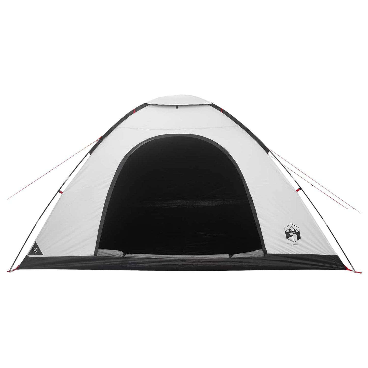 vidaXL Σκηνή Camping 6 ατόμων Λευκό Μαύρο