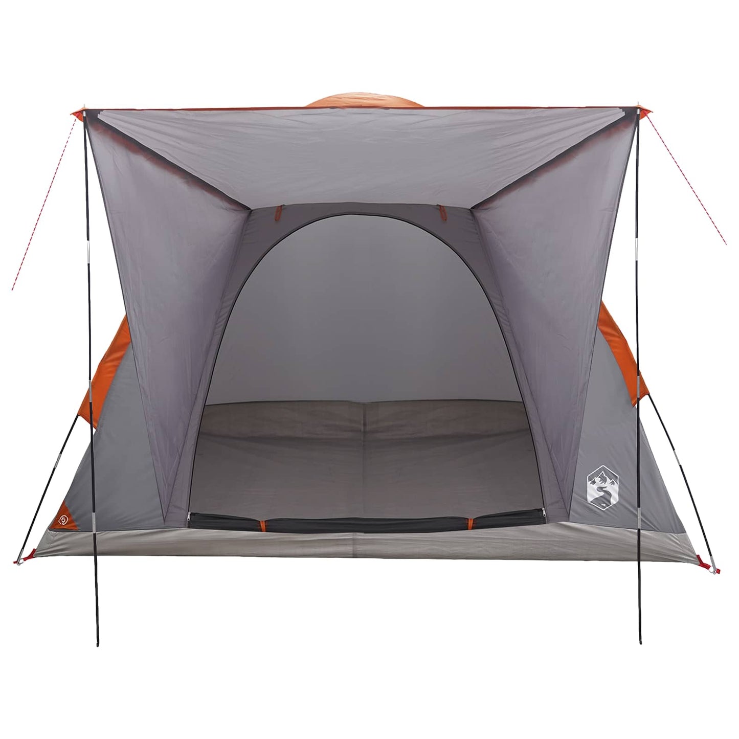 vidaXL Σκηνή Camping 2 ατόμων Γκρι και Πορτοκαλί