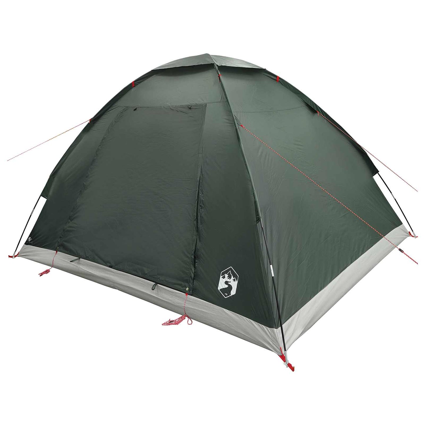 vidaXL Σκηνή Camping 4 ατόμων Στρατιωτικό Πράσινο