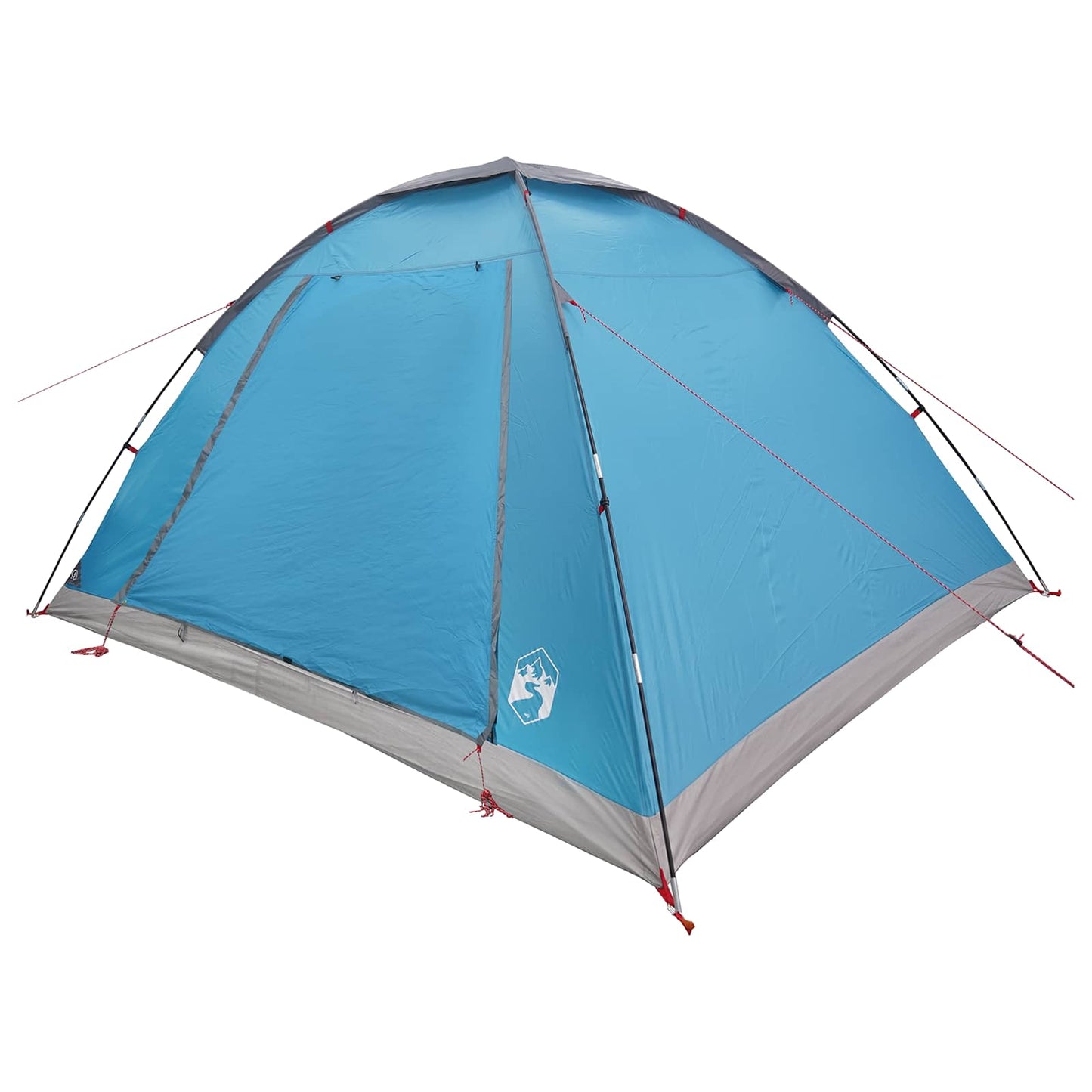 vidaXL Σκηνή Camping 6 ατόμων Μπλε Πολυεστέρας και Χάλυβας