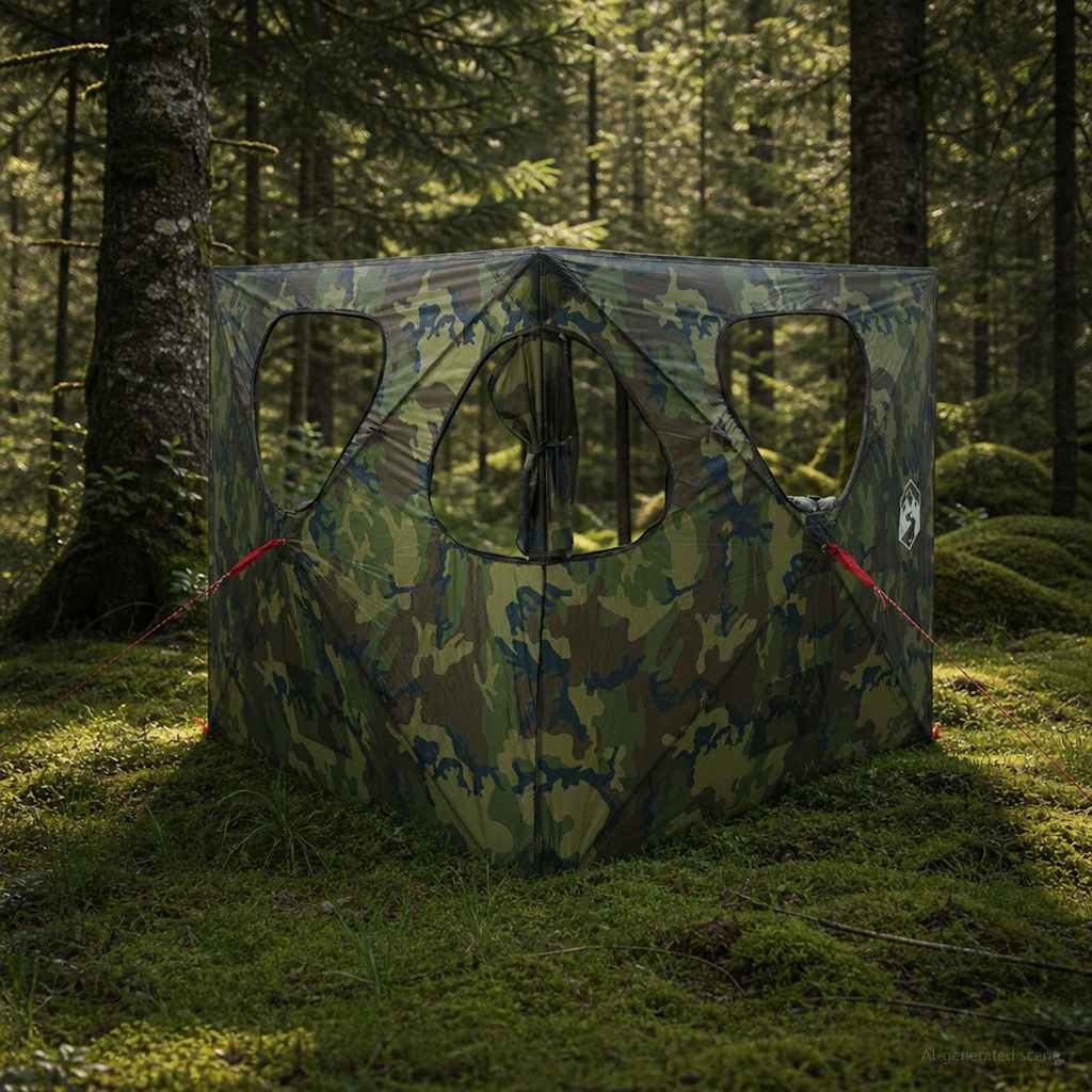 vidaXL Τέντα Κυνήγι Παραλλαγή 145 x 145 x 150 εκ