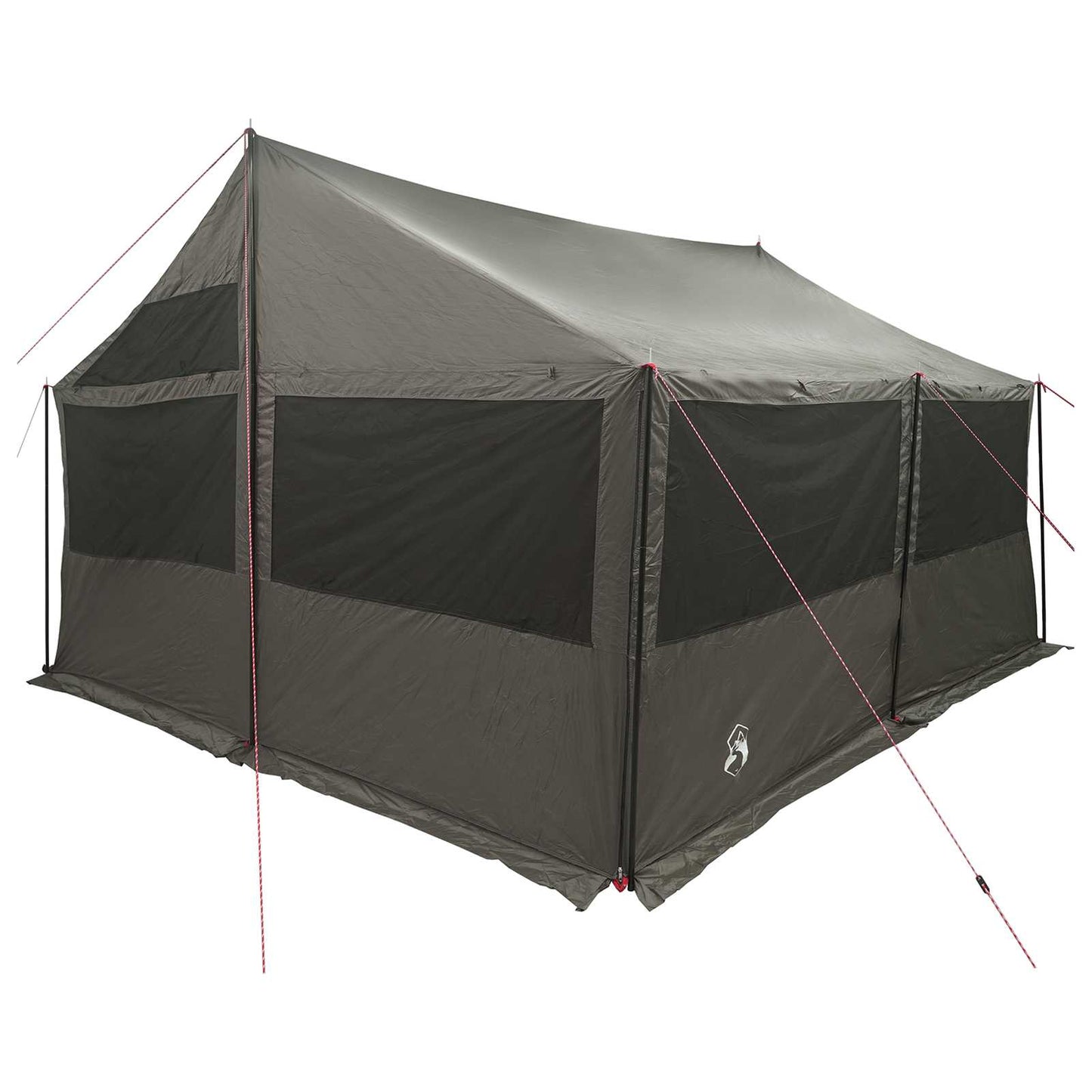 vidaXL Οικογενειακή Σκηνή Καφέ γκρι 450 x 400 x 265 εκ