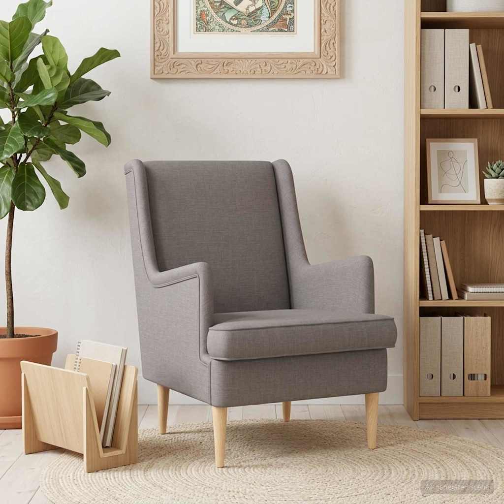 vidaXL Πολυθρόνα Taupe Ύφασμα