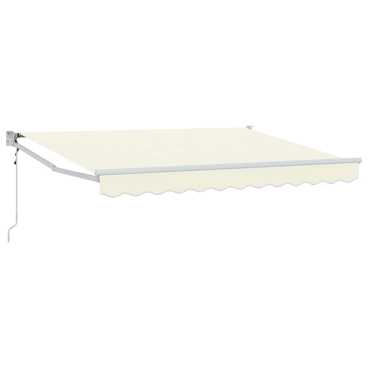 vidaXL Electric Awning 3,5 x 2 m Κρεμ 100% Polyester