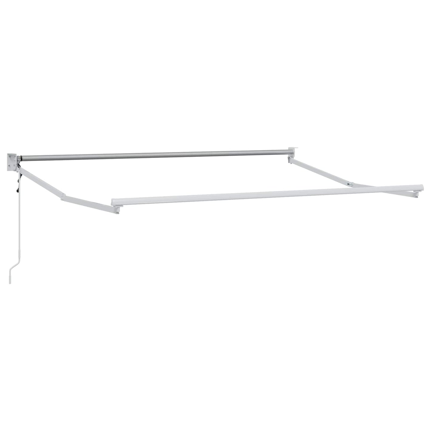 vidaXL Electric Awning 3,5 x 2 m Κίτρινο και λευκό ριγέ 100% Polyester