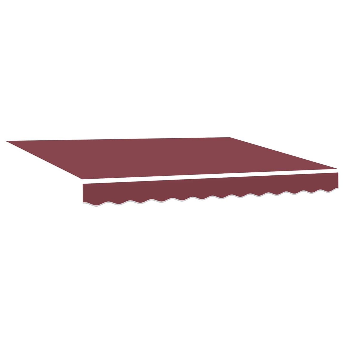 vidaXL Electric Awning 3,5 x 2 m Μπορντό 100% Polyester