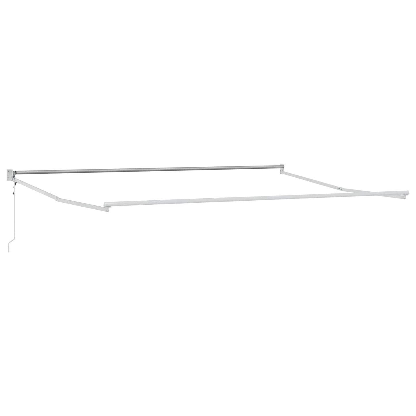 vidaXL Electric Awning 4 x 2 m Κίτρινο και λευκό ριγέ 100% Polyester