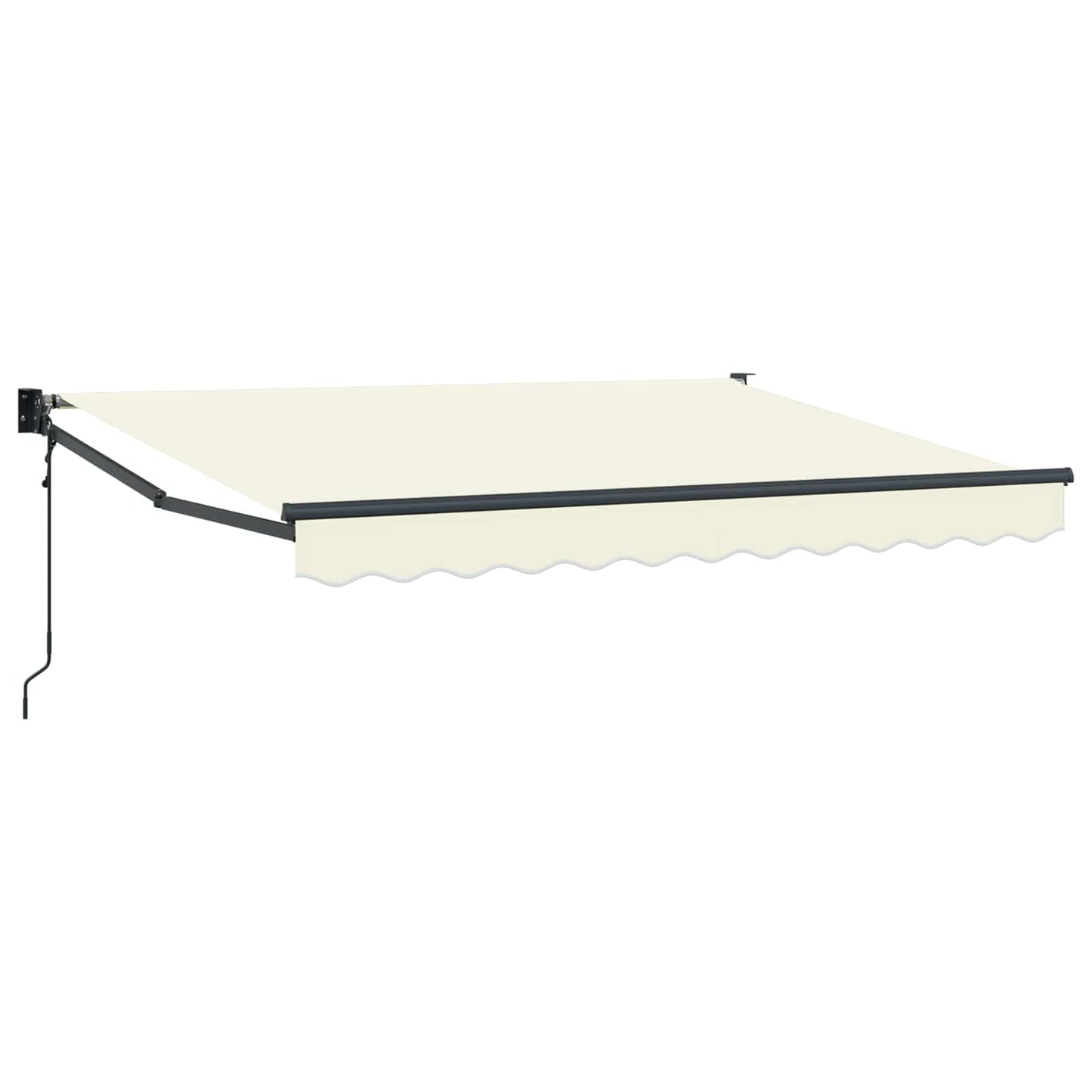 vidaXL Electric Awning 3,5 x 2 m Κρεμ 100% Polyester