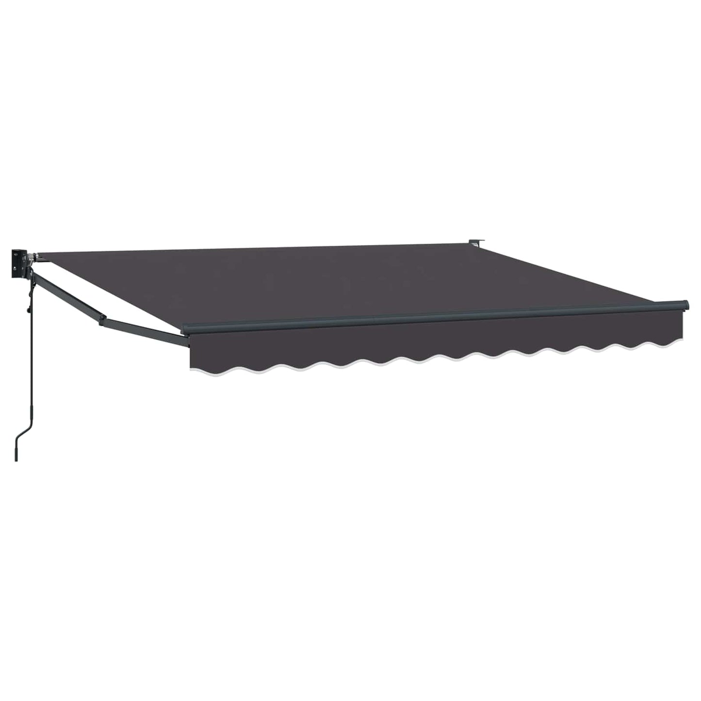 vidaXL Electric Awning 3,5 x 2 m Ανθρακί 100% Polyester