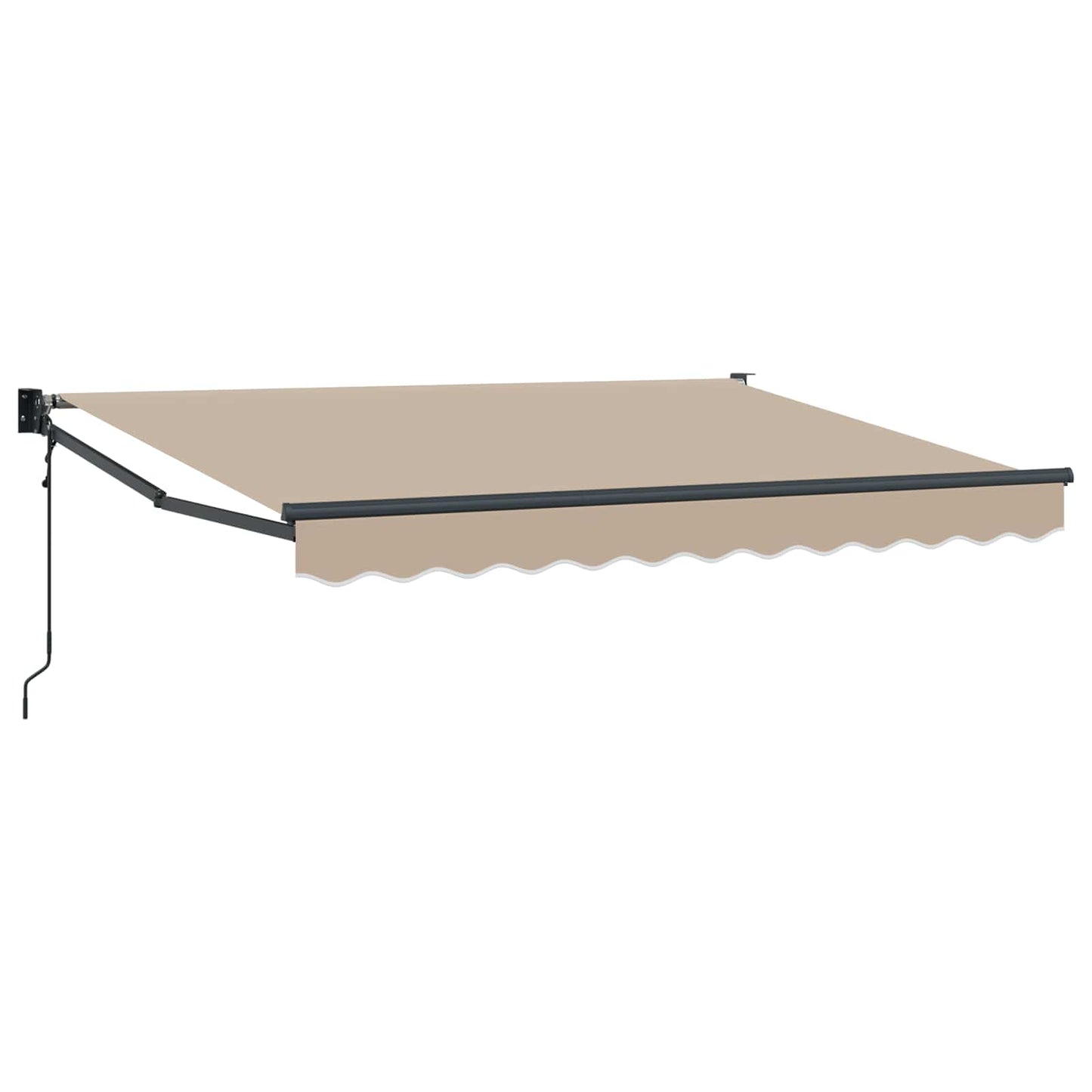 vidaXL Electric Awning 3,5 x 2 m Μπεζ 100% Polyester