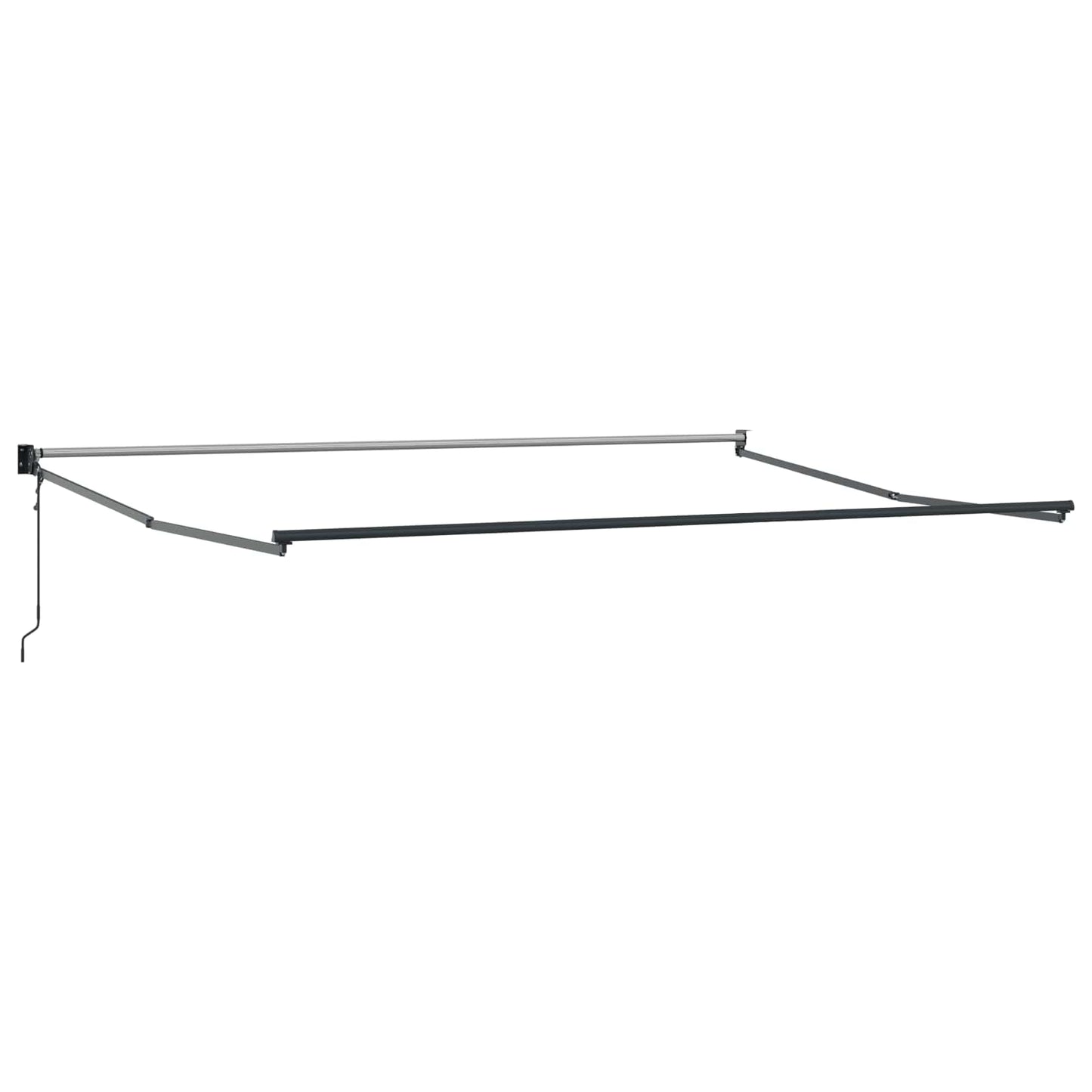 vidaXL Electric Awning 4 x 2 m Κίτρινο και λευκό ριγέ 100% Polyester