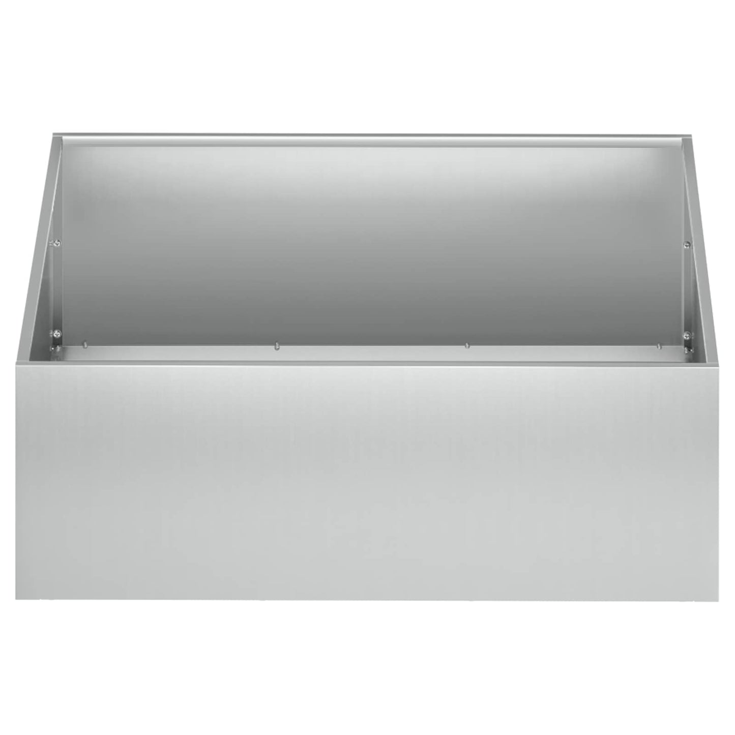 vidaXL Γλάστρα Κήπου 2 τμχ. Ασημί 40 x 40 x 20 cm