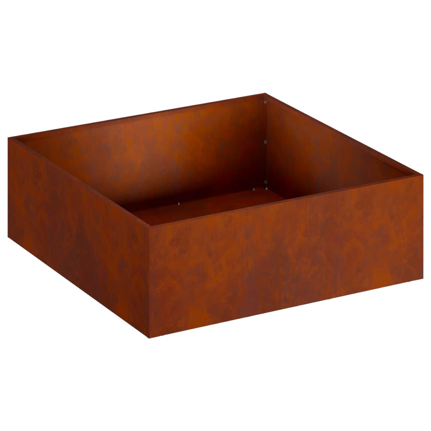 vidaXL Γλάστρα Κήπου Σκ rusty 60 x 60 x 20 εκ