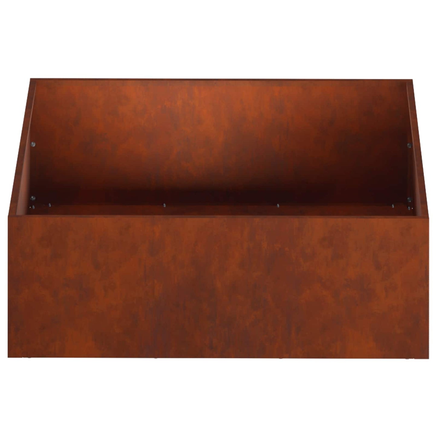 vidaXL Γλάστρα Κήπου Σκ rusty 60 x 60 x 20 εκ