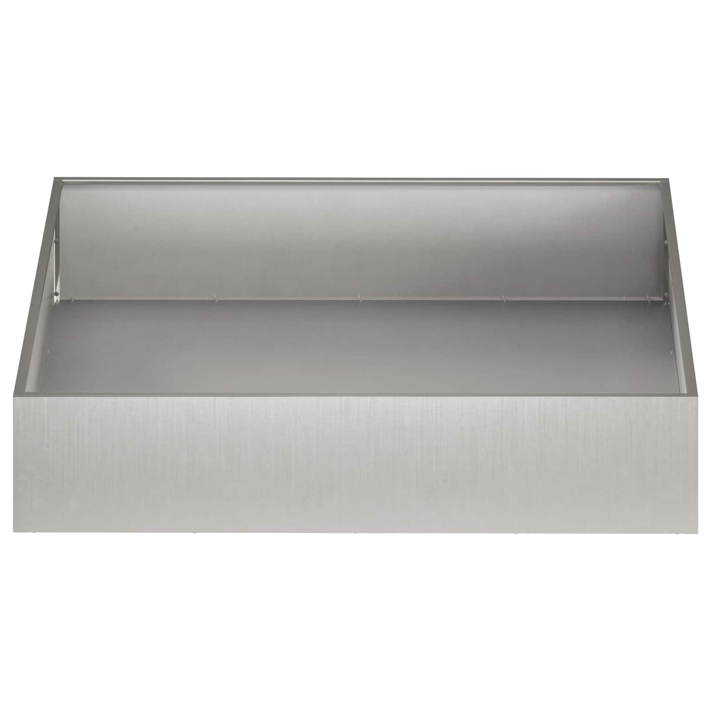 vidaXL Γλάστρα Κήπου 2 τμχ. Ασημί 80 x 80 x 20 cm Ανοξείδωτο Ατσάλι