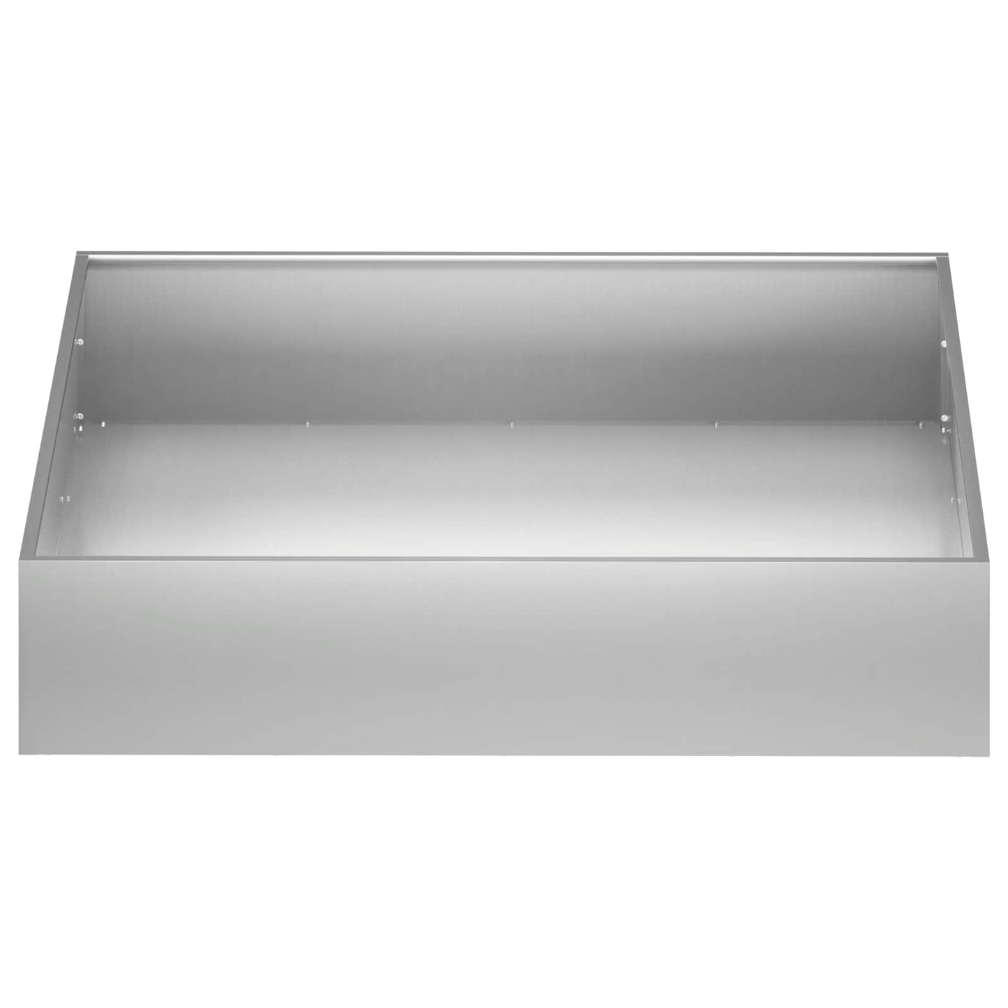 vidaXL Γλάστρα Κήπου 2 τμχ. Ασημί 80 x 80 x 20 cm