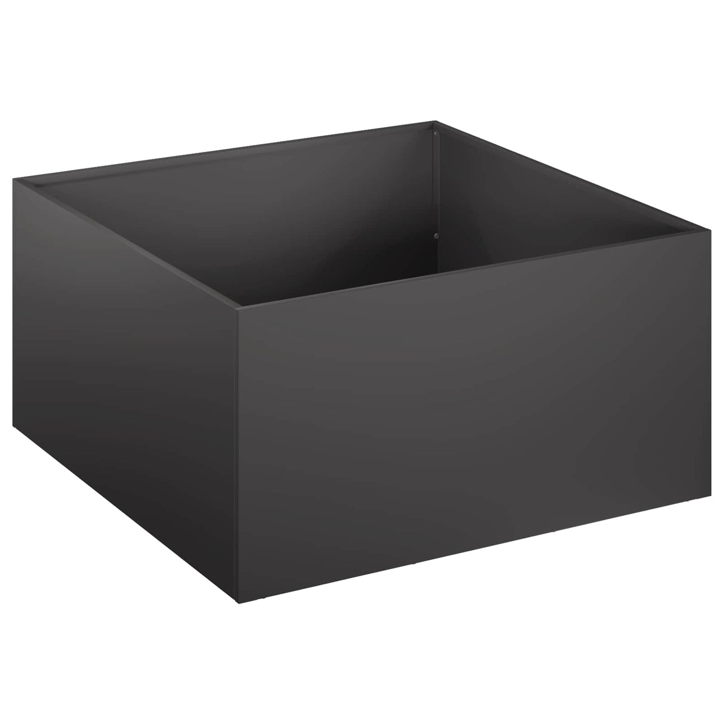 vidaXL Γλάστρα Κήπου 2 τμχ. Μαύρο 60 x 60 x 30 cm