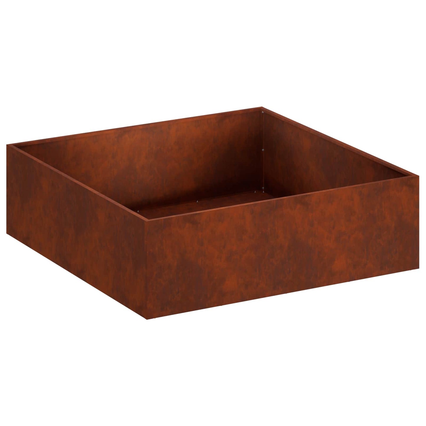 vidaXL Γλάστρα Κήπου Σκ rusty 100 x 100 x 30 cm