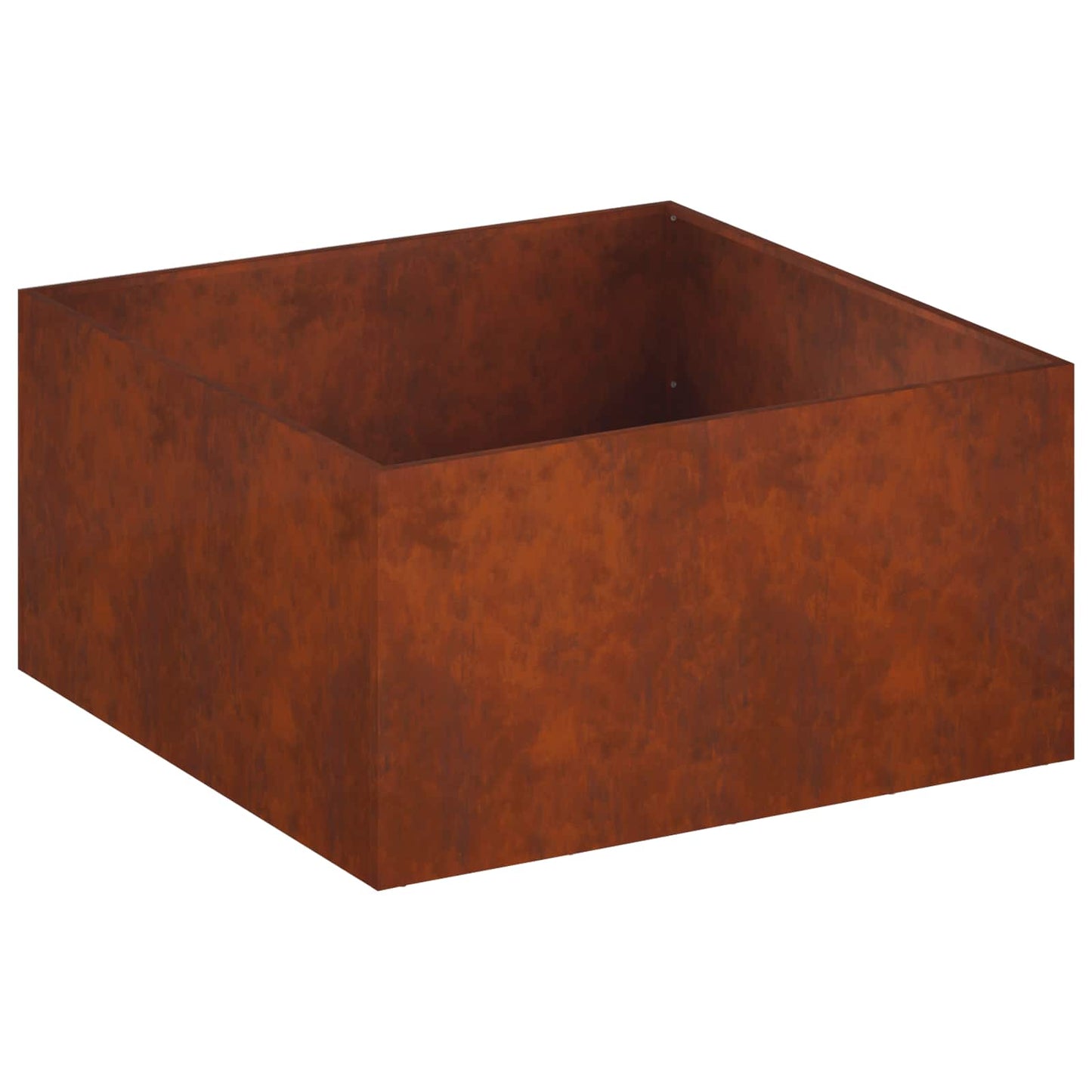 vidaXL Γλάστρα Κήπου 2 τμχ. Σκ rusty 80 x 80 x 40 cm