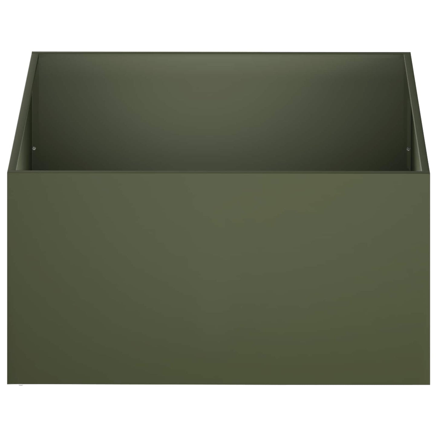 vidaXL Γλάστρα Κήπου 2 τμχ. Λαδί 100 x 100 x 40 cm