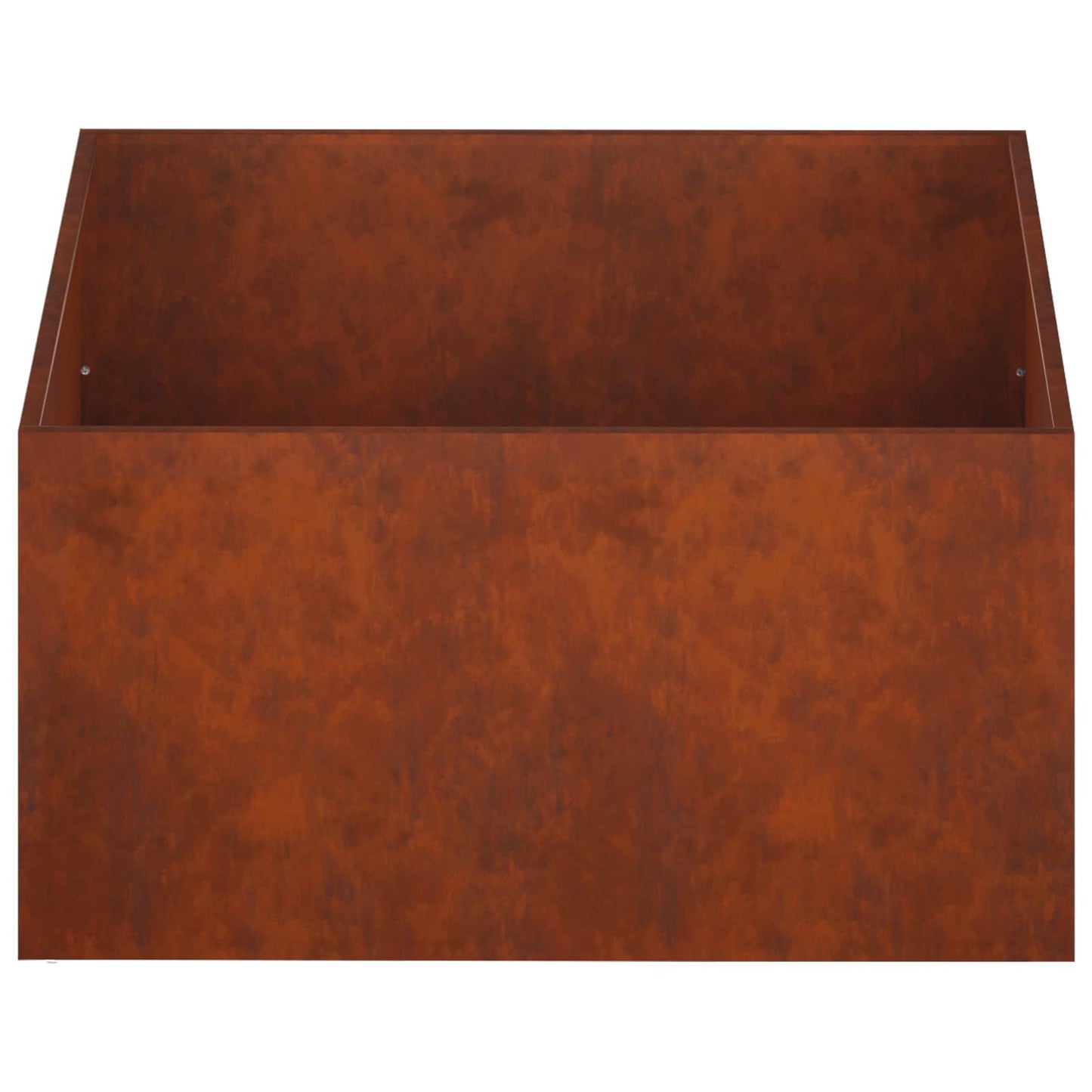 vidaXL Γλάστρα Κήπου Σκ rusty 100 x 100 x 40 cm