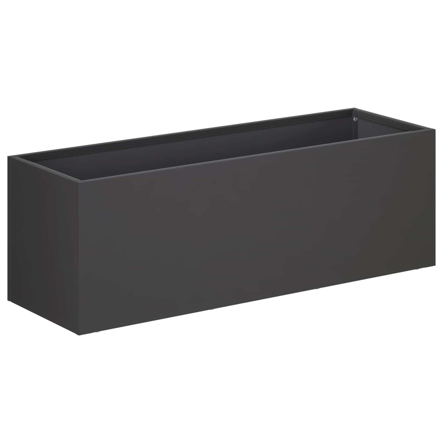 vidaXL Γλάστρα Κήπου 2 τμχ. Μαύρο 60 x 20 x 20 εκ.