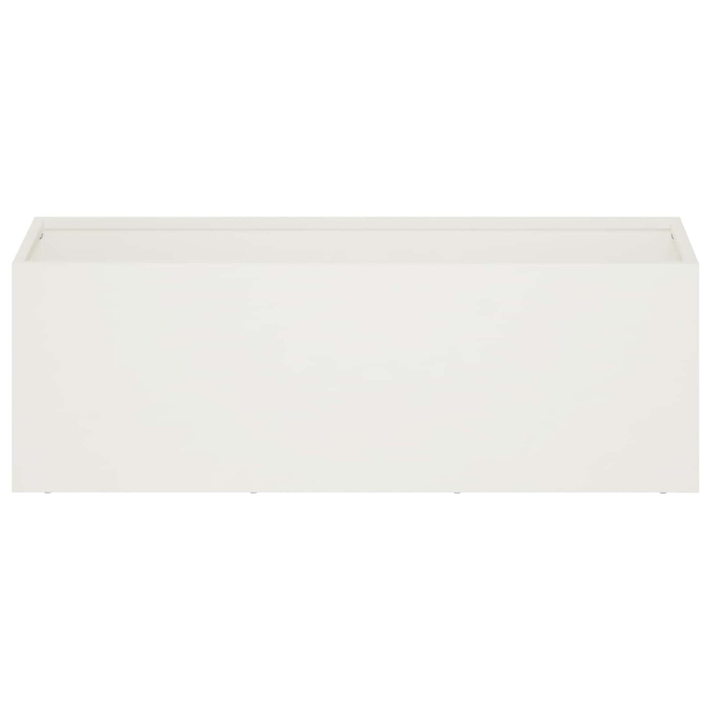 vidaXL Γλάστρα Κήπου 2 τμχ. Λευκό 60 x 20 x 20 εκ.