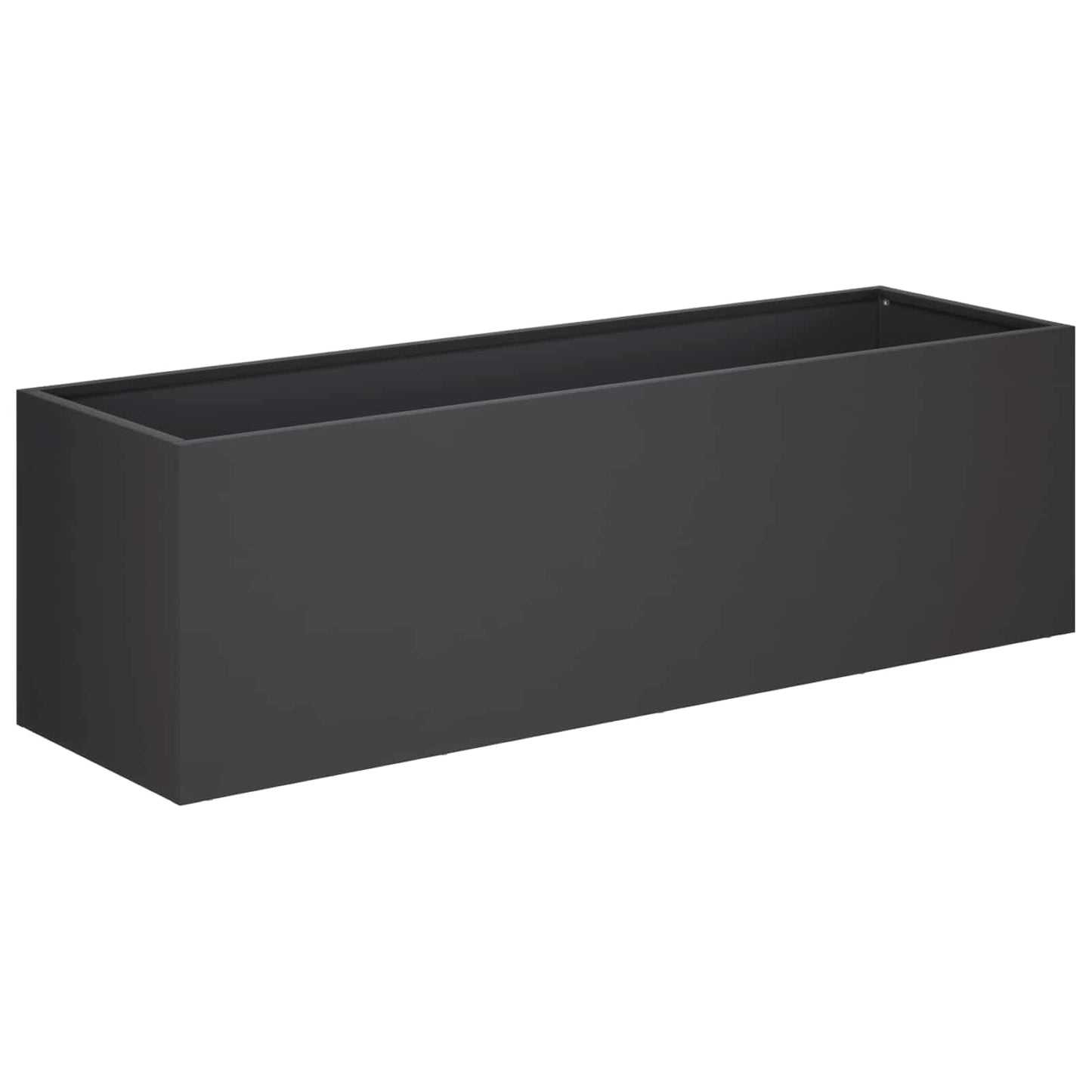 vidaXL Γλάστρα Κήπου 2 τμχ. Μαύρο 80 x 30 x 30 εκ