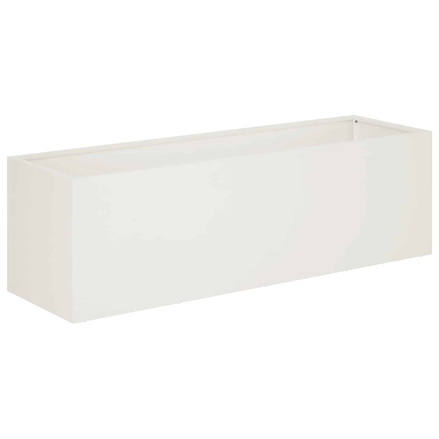 vidaXL Γλάστρα Κήπου 2 τμχ. Λευκό 100 x 30 x 30 cm