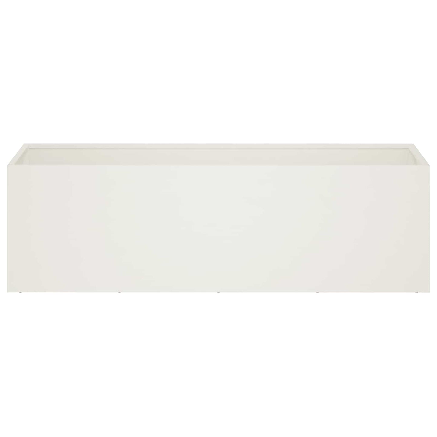 vidaXL Γλάστρα Κήπου 2 τμχ. Λευκό 100 x 30 x 30 cm