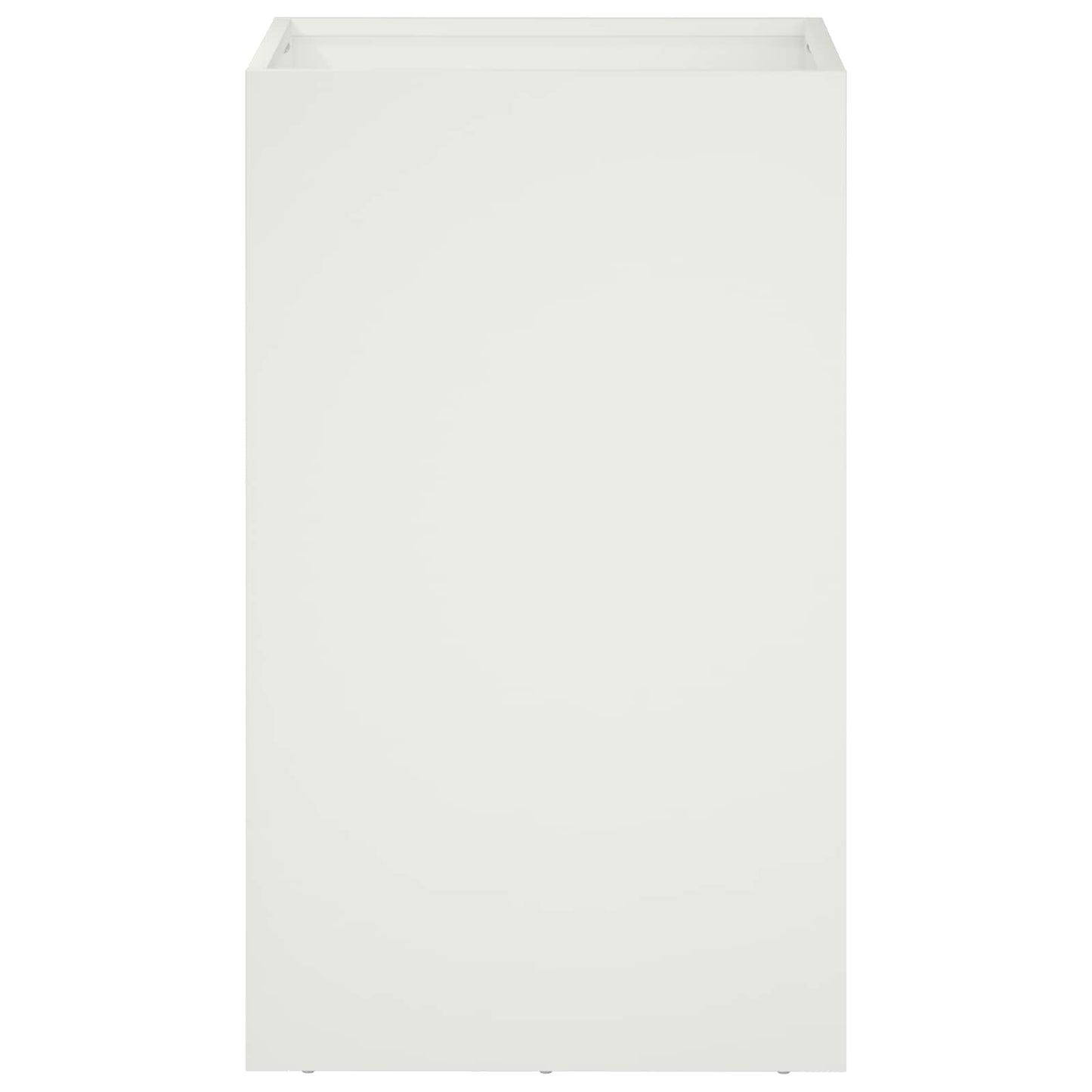 vidaXL Γλάστρα Κήπου 2 τμχ. Λευκό 40 x 40 x 50 cm