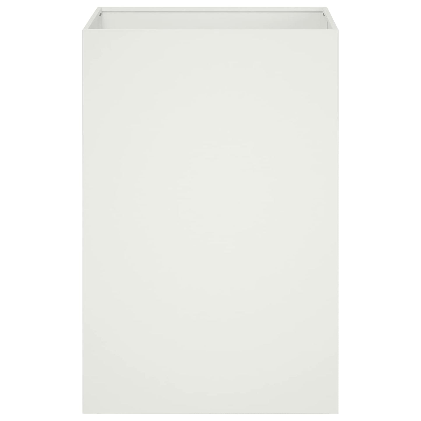 vidaXL Γλάστρα Κήπου 2 τμχ. Λευκό 40 x 40 x 75 cm