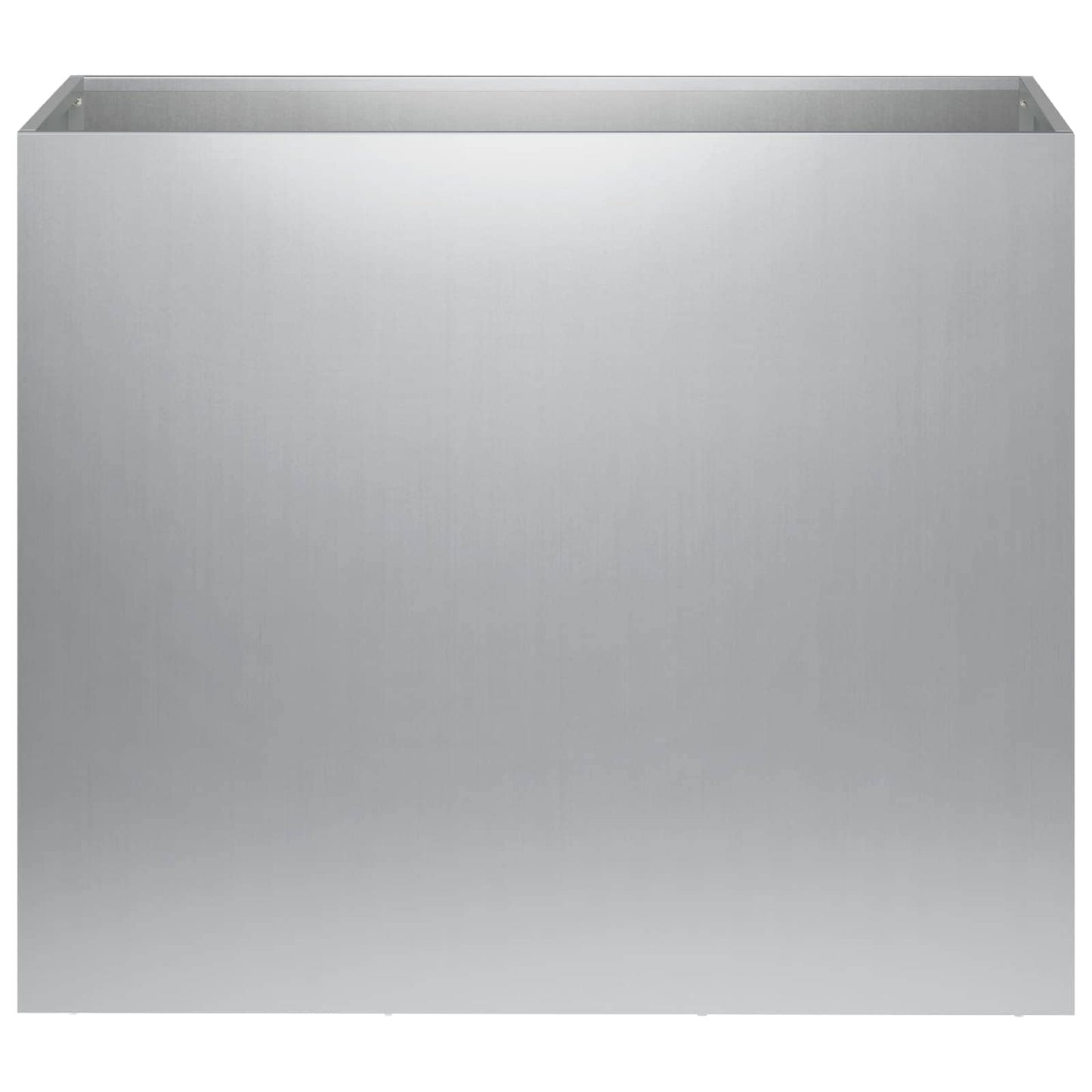vidaXL Γλάστρα Κήπου 2 τμχ. Ασημί 60 x 30 x 40 εκ.