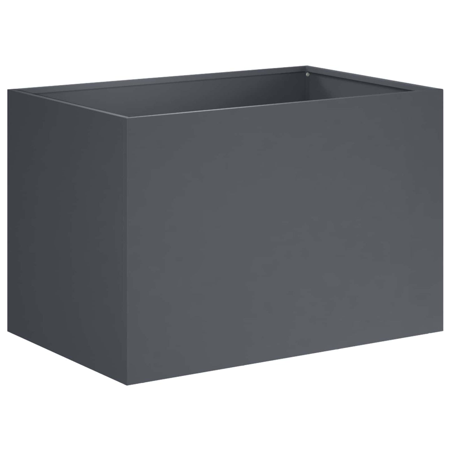 vidaXL Γλάστρα Κήπου 2 τμχ. Ανθρακί 50 x 40 x 40 εκ.