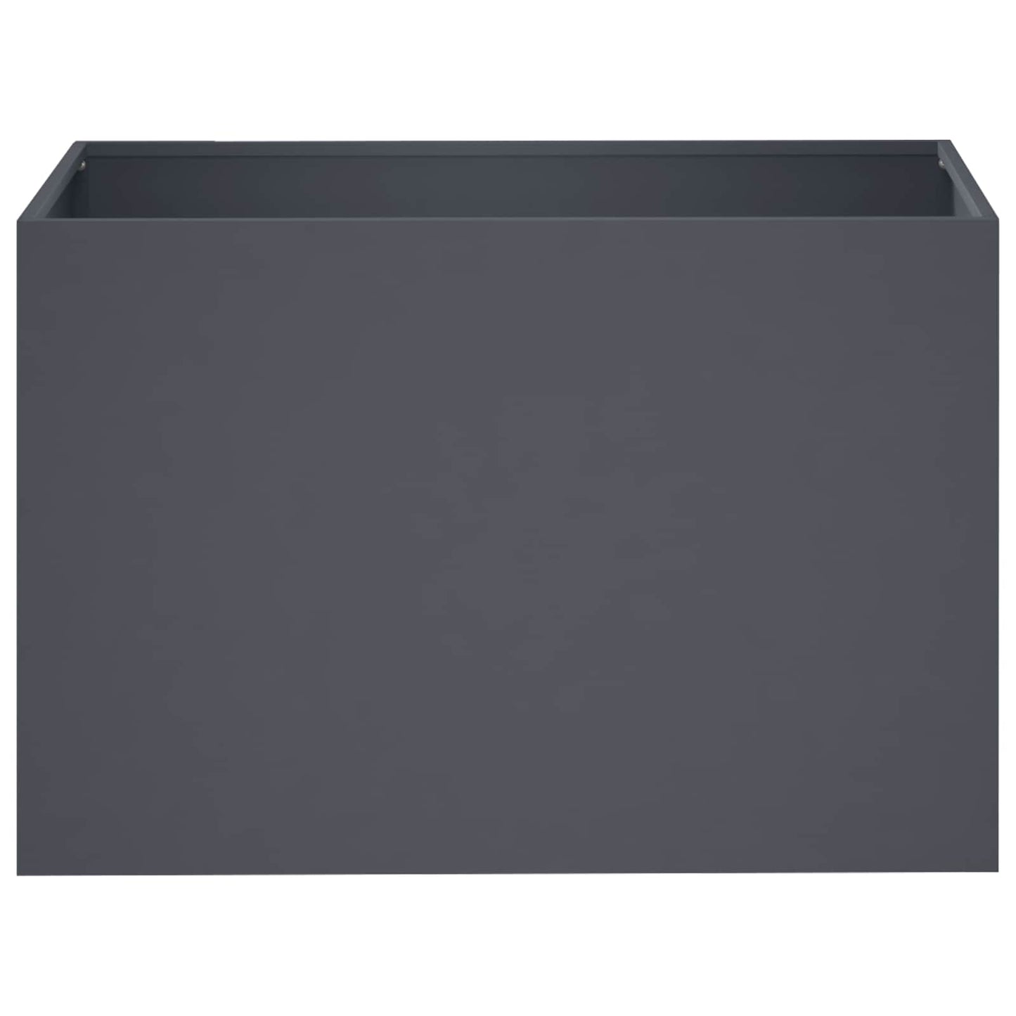 vidaXL Γλάστρα Κήπου 2 τμχ. Ανθρακί 50 x 40 x 40 εκ.