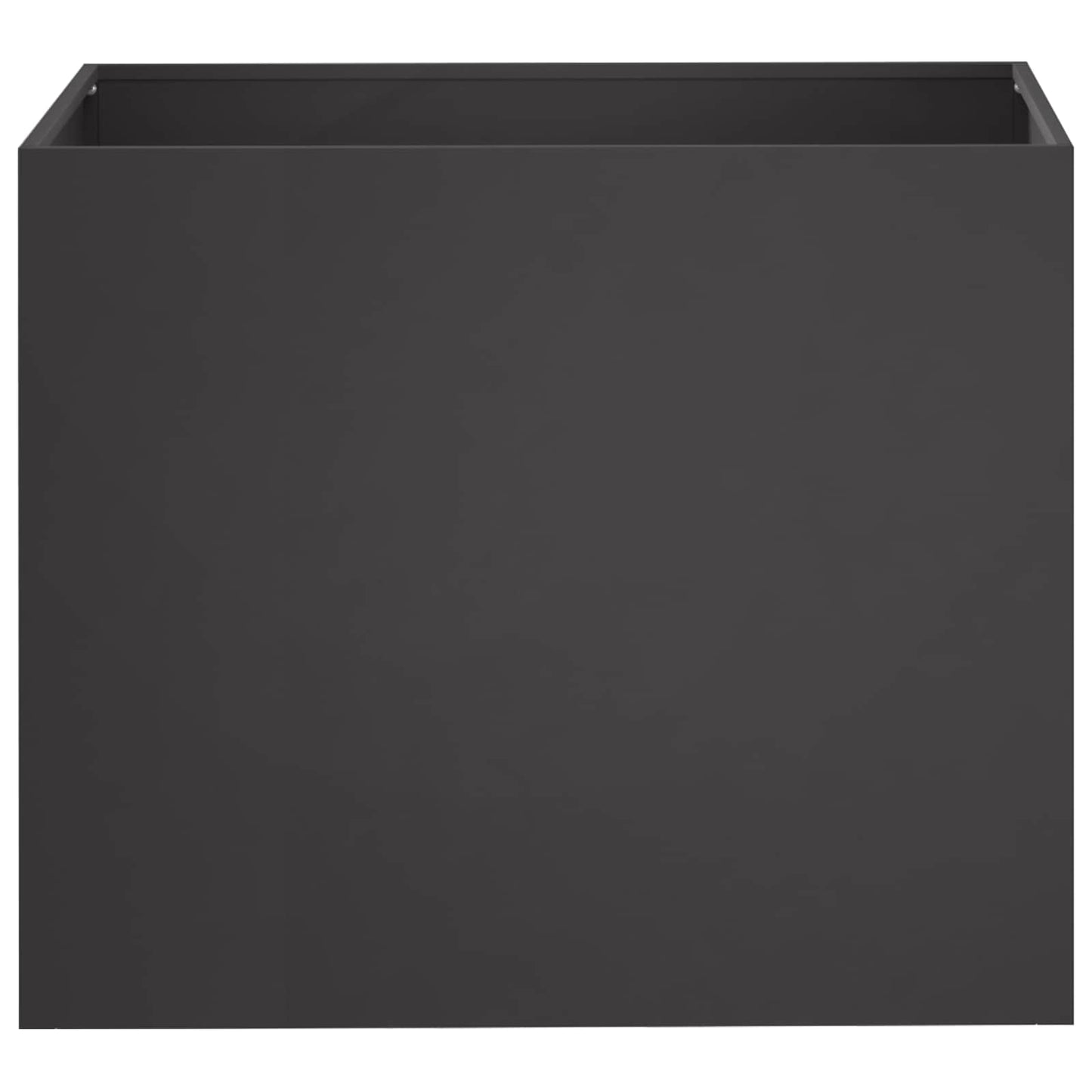 vidaXL Γλάστρα Κήπου 2 τμχ. Μαύρο 50 x 40 x 50 εκ