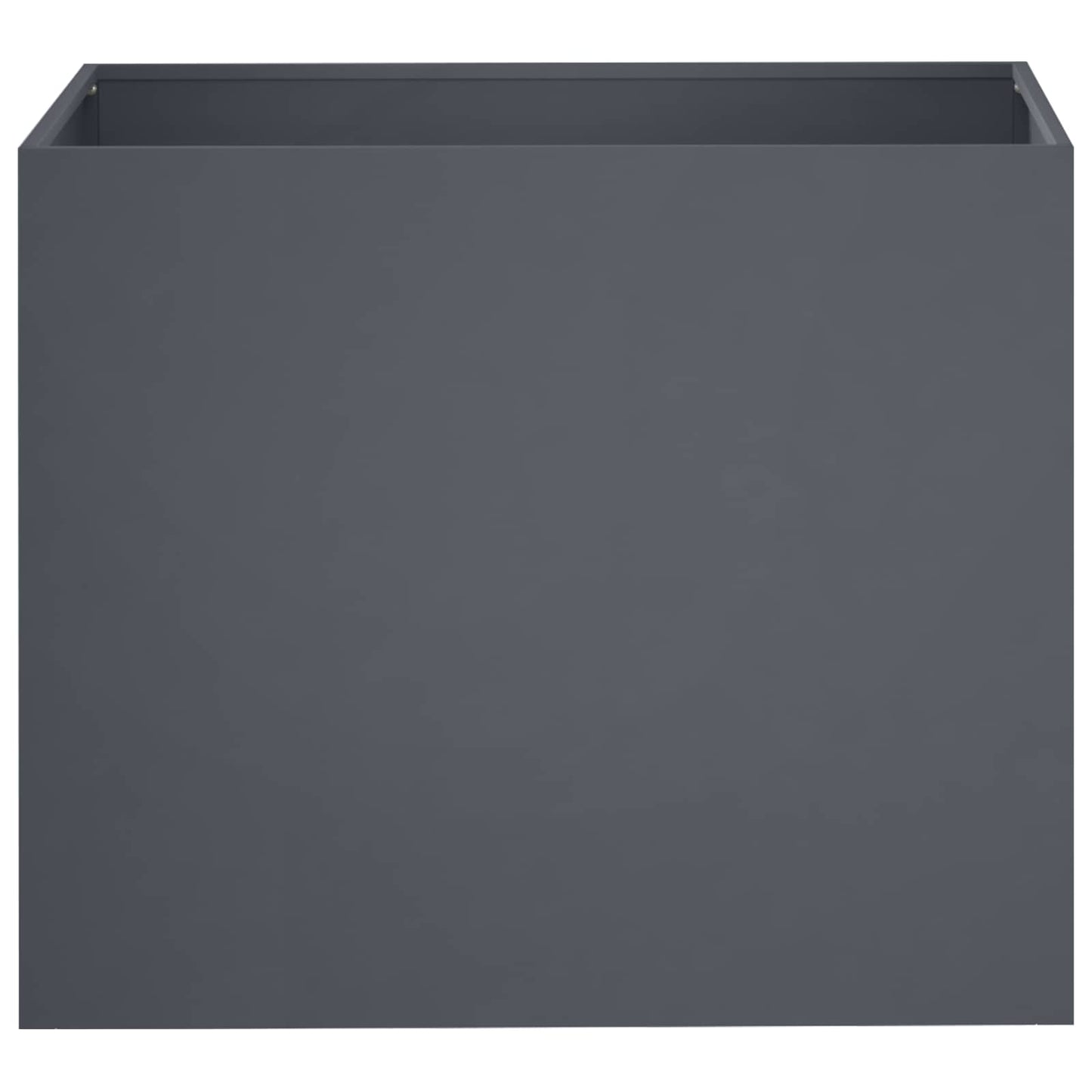 vidaXL Γλάστρα Κήπου 2 τμχ. Ανθρακί 50 x 40 x 50 εκ