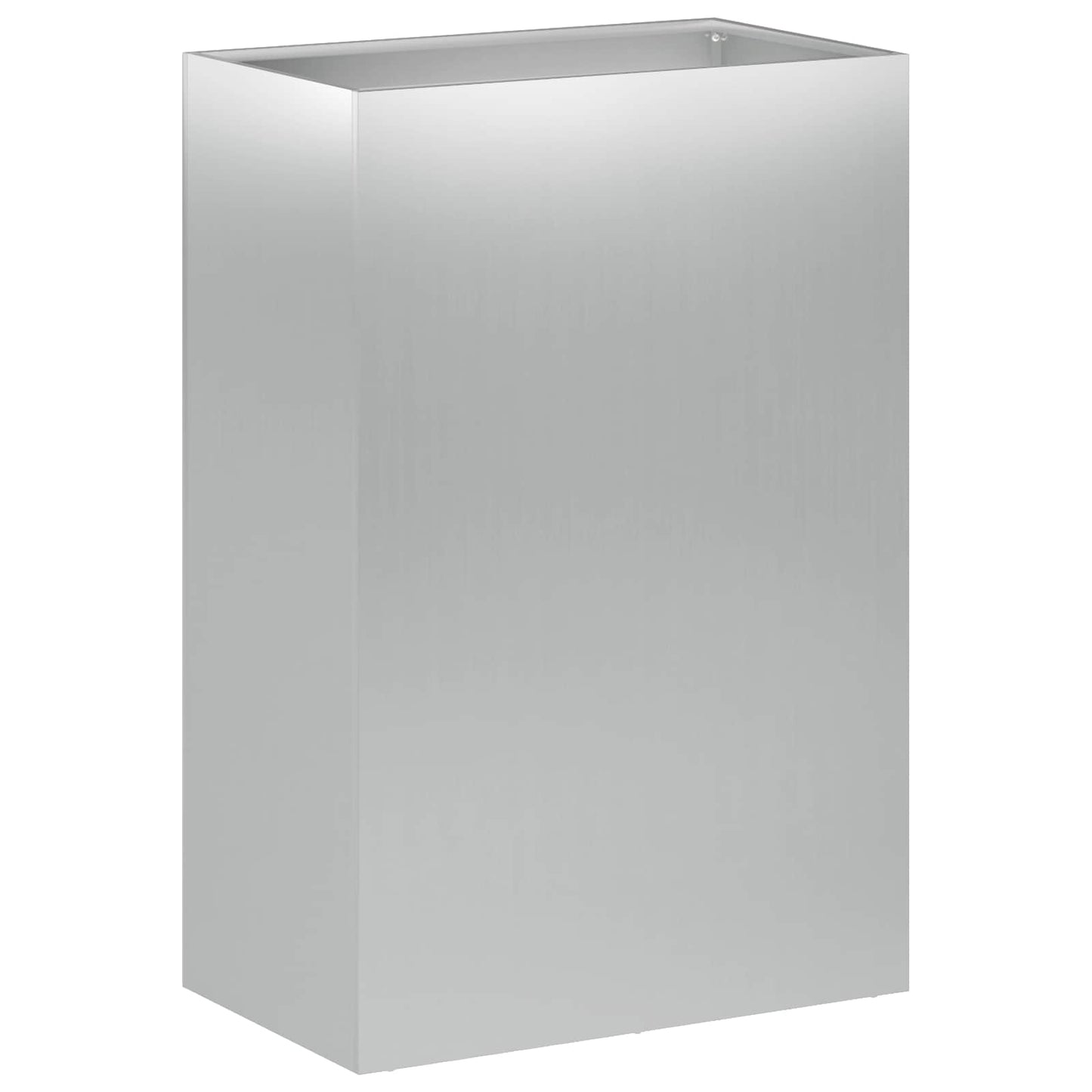 vidaXL Γλάστρα Κήπου 2 τμχ. Ασημί 50 x 40 x 75 εκ.