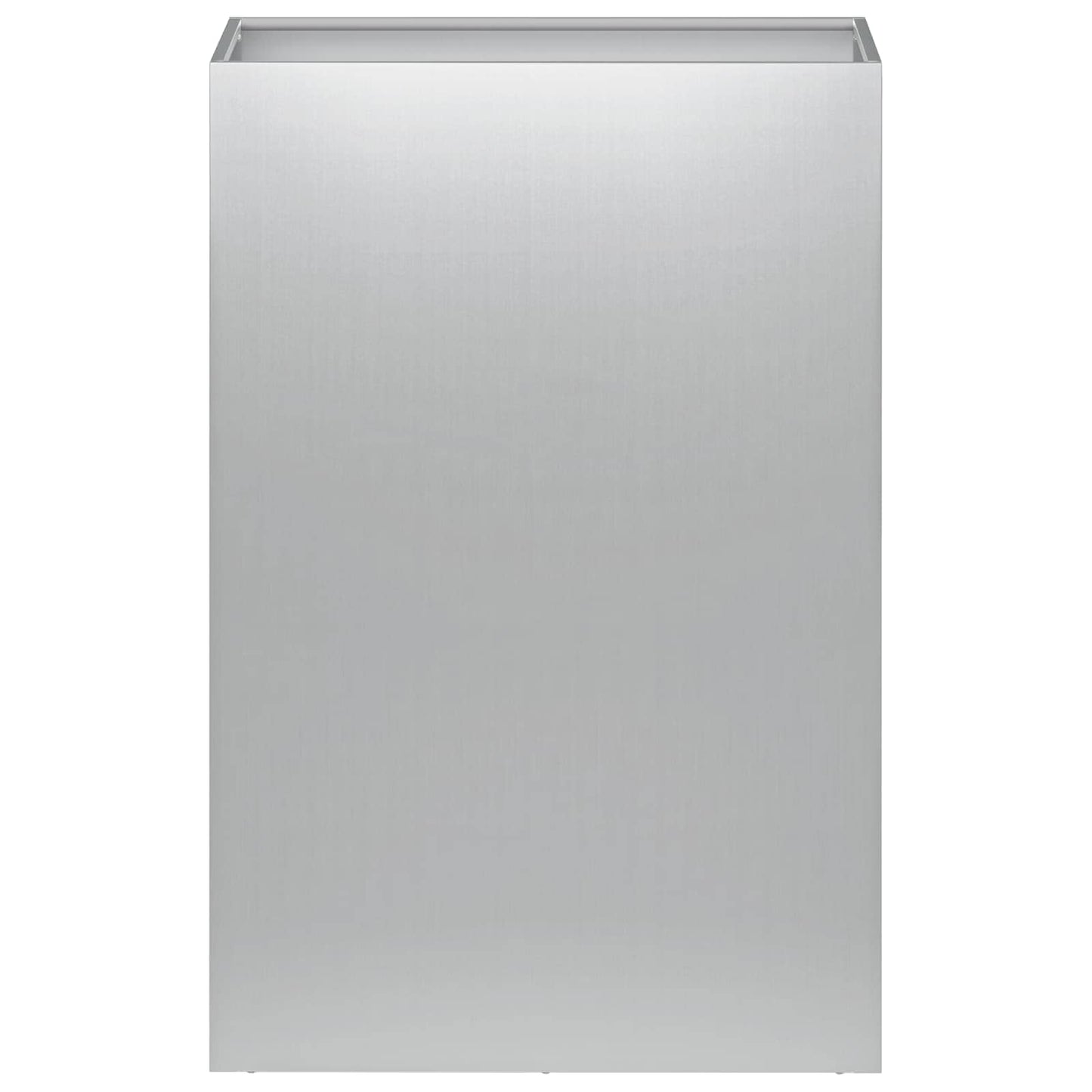 vidaXL Γλάστρα Κήπου 2 τμχ. Ασημί 50 x 40 x 75 εκ.
