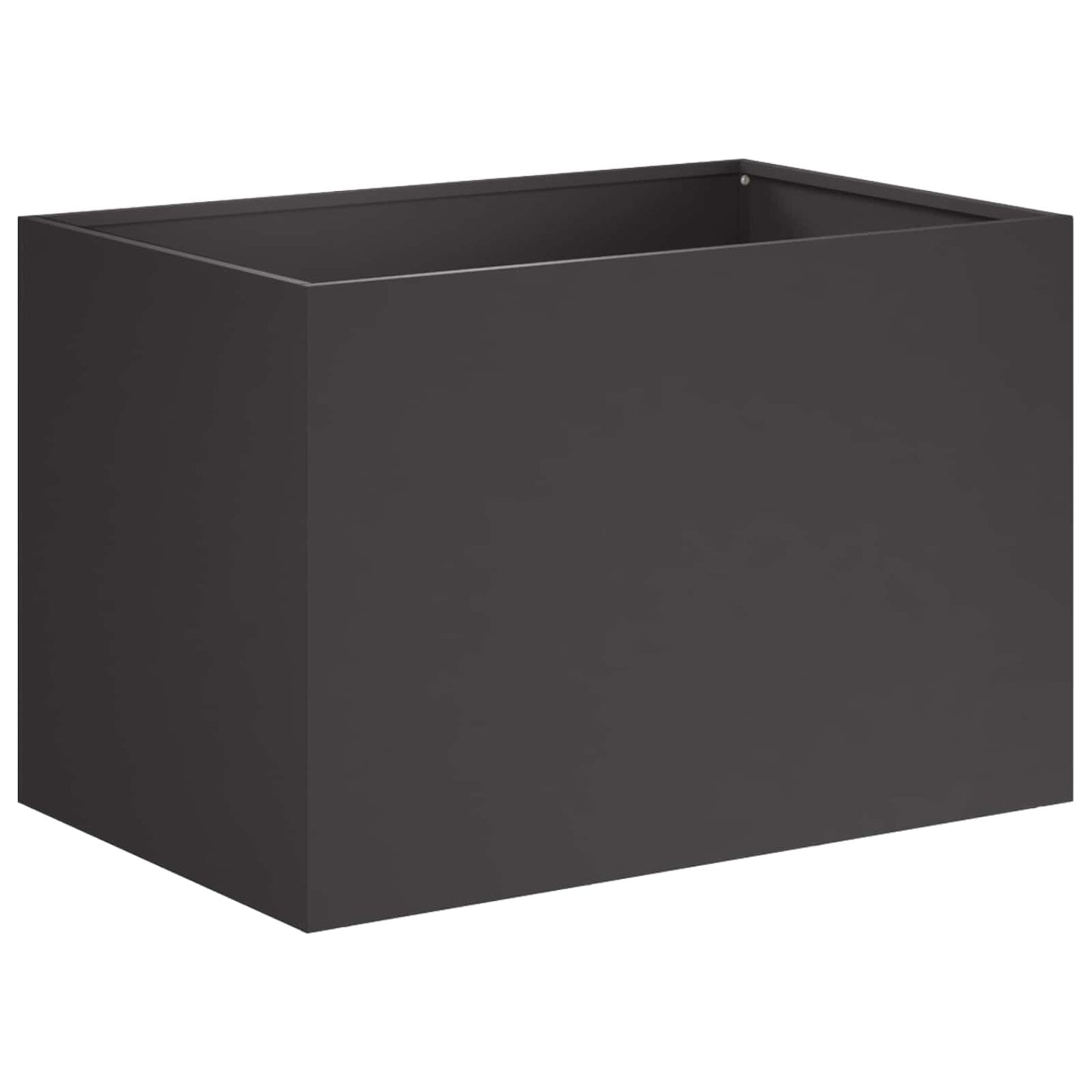 vidaXL Γλάστρα Κήπου 2 τμχ. Μαύρο 60 x 40 x 40 εκ.