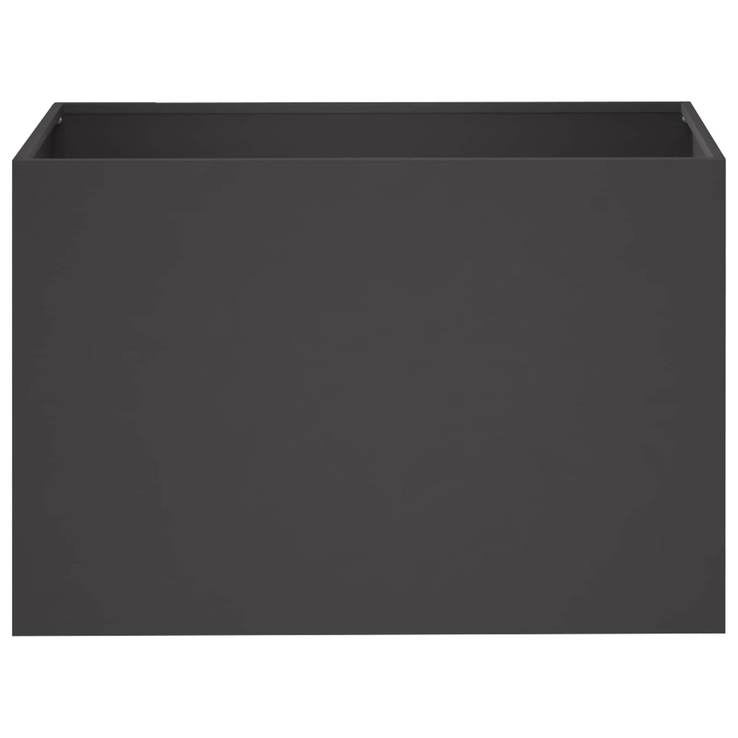 vidaXL Γλάστρα Κήπου 2 τμχ. Μαύρο 60 x 40 x 40 εκ.