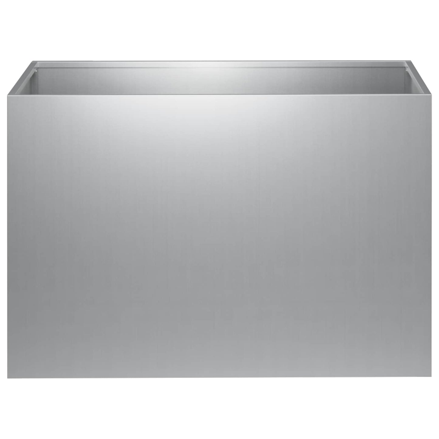 vidaXL Γλάστρα Κήπου 2 τμχ. Ασημί 60 x 40 x 40 εκ.