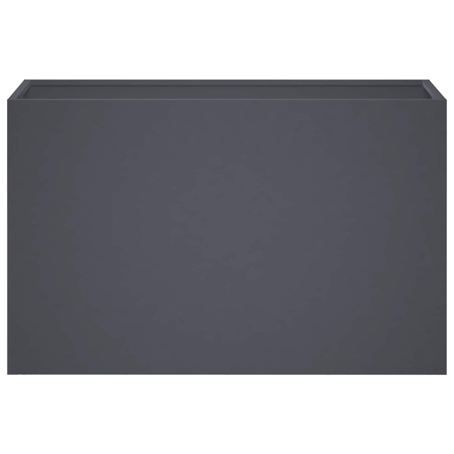 vidaXL Γλάστρα Κήπου 2 τμχ. Ανθρακί 80 x 40 x 50 cm